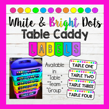 Art Caddy Labels - Target Caddies - Bright and Boho by Leading