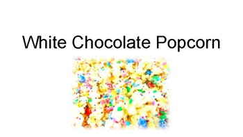 Preview of White Chocolate Popcorn Recipe Book