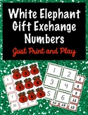 White Elephant Gift Exchange Numbers - Just Print and Play