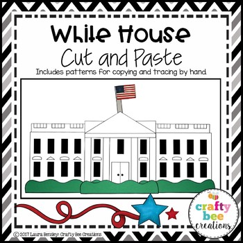Preview of White House Craft | American Symbols Activity | Patriotic Holidays