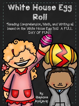 Preview of White House Easter Egg Roll (Comprehension, Math, and Writing)