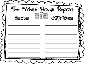 Preview of White House {Graphic Organizer}