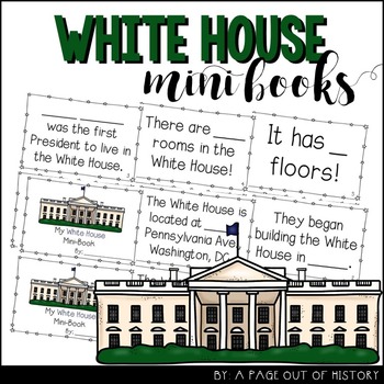 Preview of White House Mini Books for Social Studies