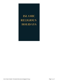 Preview of White Islamic RAMADAN
