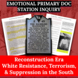 White Resistance & Suppression in Reconstruction South Pri