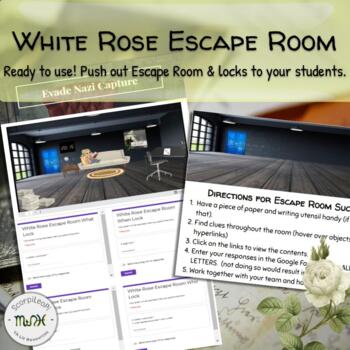 Preview of White Rose Movement - Digital Escape Room
