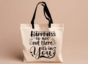 White Tote Bag Mockup by Super Robert70 | TPT