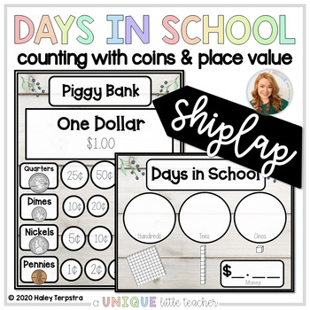 Preview of Shiplap Days in School: Counting with Coins and Place Value