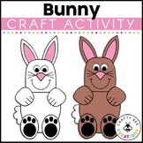 Easter Bunny Craft Template Printable Spring Art Projects 