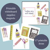 Whiteboard Classroom Supplies Magnets | Printable