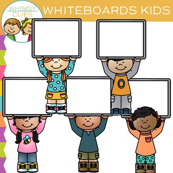 kids writing on whiteboard