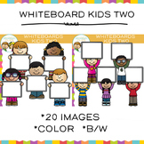 Whiteboard Kids Clip Art - Set Two