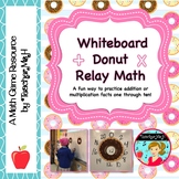 Whiteboard Relay Math Fact Game