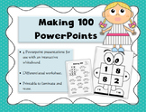 Whiteboard practice PowerPoints, 100 number bonds