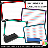 Whiteboards and Erasers Clipart