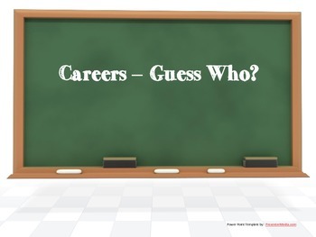 Preview of Who Am I - Career Awareness Powerpoint Game