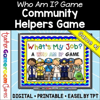 Preview of Who Am I? - Community Helpers Powerpoint Game #1