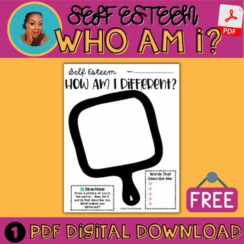 Preview of Who Am I? | Self Esteem Building  |  FREE!