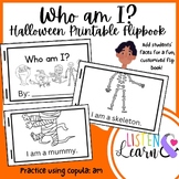 Who Am I? Halloween Character Flip Book