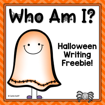 Preview of Who Am I?  Halloween Writing Freebie