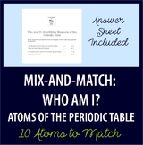 Who Am I? Identifying Elements of the Periodic Table- Mix 