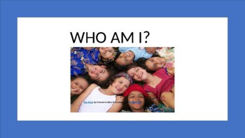 Preview of Who Am I? Identity Mini Lesson
