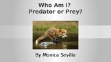 Who Am I? Predator or Prey?  Powerpoint PPT
