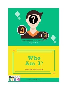 Preview of Who Am I? Game: STEM careers - fun STEM activity!