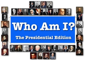 Preview of Who Am I: The American Presidents Edition (Classroom Trivia and Review Cards)