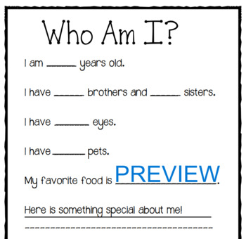 Preview of Who Am I Writing