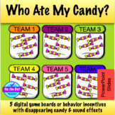 Who Ate My Candy? Open-Ended Digital Game Board OR  Incent