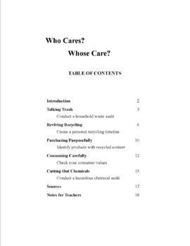 Preview of Who Cares? Whose Care? - Caring for the Earth