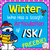 Who Has a Scarf? An S Blend Winter Articulation Freebie