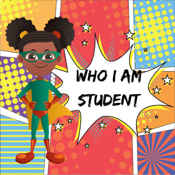 Preview of Who I AM Student | Guess Who I AM | School Goals Worksheet ...