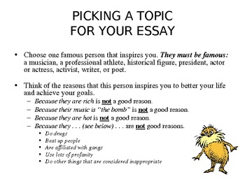 what defines and inspires you essay pdf