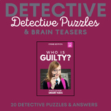 Who Is Guilty? WhoDunit Detective Puzzles & Brain Teasers