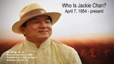 Who Is Jackie Chan Powerpoint