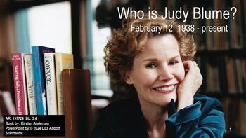 Preview of Who Is Judy Blume Powerpoint