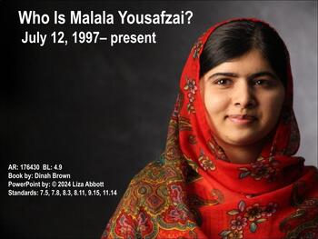 Preview of Who Is Malala Yousafzai Powerpoint