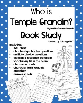 Preview of Who Is Temple Grandin Book Study