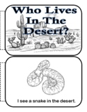 Who Lives In The Desert? Emergent Reader