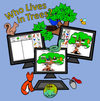 Preview of Who Lives in Trees? Google Slide™ Activity