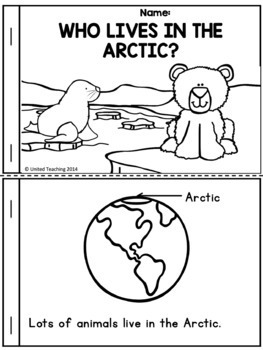FREE} Arctic Animals Like Cold Preschool Easy Reader
