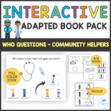 Community Helpers Interactive Book Unit Activities - Who Q