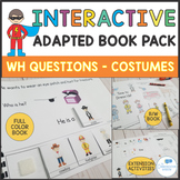 Halloween Interactive Adapted Speech Therapy Book - Costum