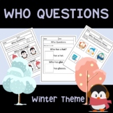 Who Questions Worksheet Winter Theme