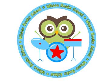 Preview of Who Rocks School - Owl Clip Art