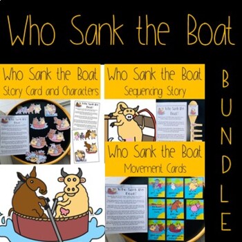 Preview of Who Sank the Boat Bundle Pack