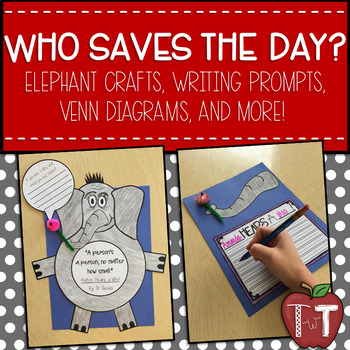 Preview of Who Saves the Day? {Elephant Craft}