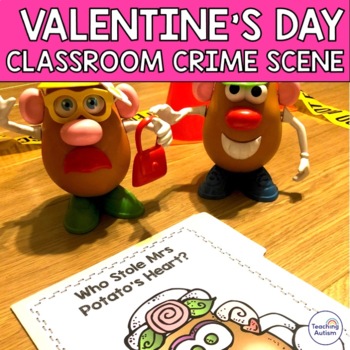 Preview of Who Stole Mrs Potato's Heart? Valentine's Day Crime Scene